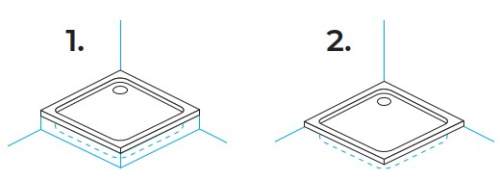 Душевой поддон Kolpa-san Tello 160x90 Kerrock 108 white 551070