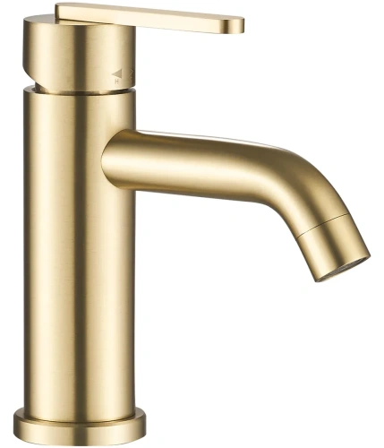 Смеситель для умывальника Rea Ontario gold matt B5505