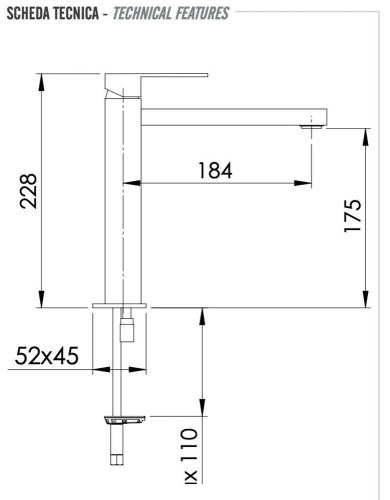 Смеситель для раковины Remer Q-Design QD11L