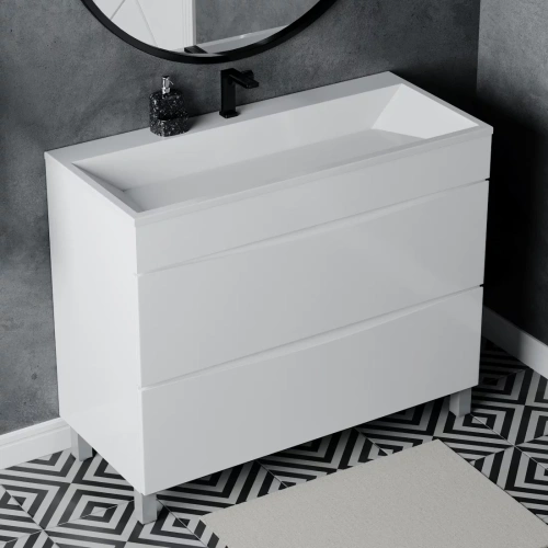 Тумба напольная Vela Бриз 100Н под Lotos TU69107