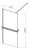 Душевая стенка Vincea Walk-In HR VSW-4HR900CLB