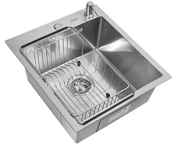 Комплект Arfeka Eco AR мойка 450*500, коландер F, дозатор satin decor millet