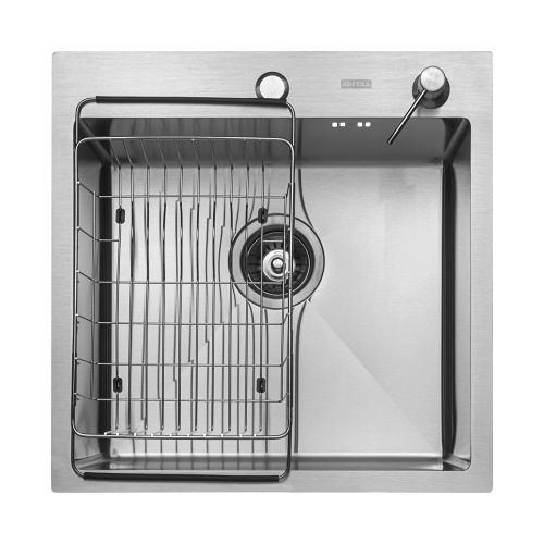 Комплект Arfeka Eco AR мойка 500*500, коландер F, дозатор satin