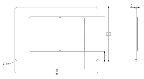 Комплект Oliveeka инсталляция OL-MQ-003 с унитазом OL-5014 и кнопкой OL-E12-BGM