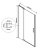 Душевая дверь Vincea Extra VDP-1E1112CL Душевая дверь Vincea Extra VDP-1E1112CL