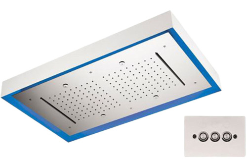Верхний душ потолочный с подсветкой Remer 357LR7747N2C
