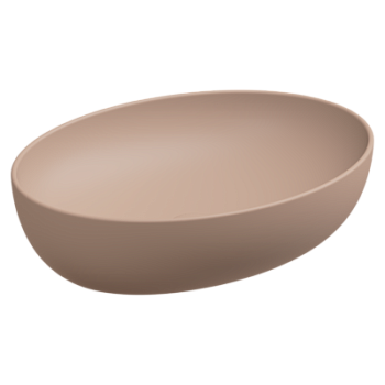 Раковина накладная 55x42 см GSG Ceramic Design Easy EALAVOV55032, Cipria Matt