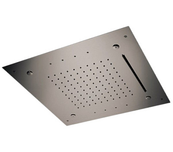 Верхний душ потолочный с подсветкой 50 см Remer INOX SS357RS50NC