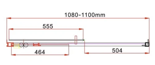 Душевой уголок Vincea Garda VSS-1G1111CGB