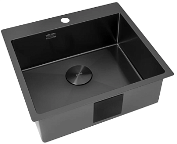 Мойка кухонная Zorg ZRN 5055 premium PVD Gunblack