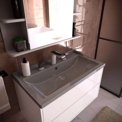 Умывальник Versalia Fiesta 80 grey