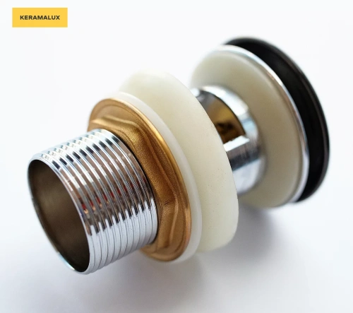 Донный клапан для раковины CeramaLux RD019 с переливом