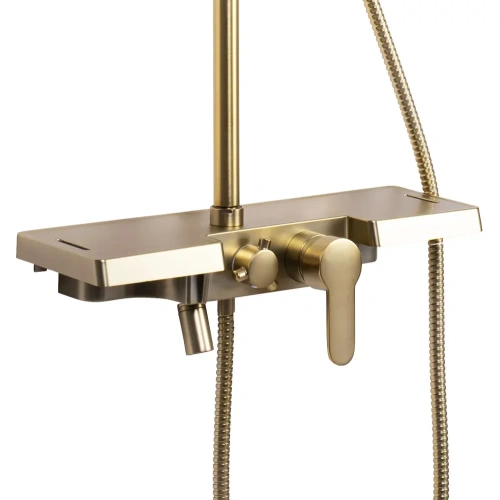 Душевая система Rea Bravo gold matt P4121