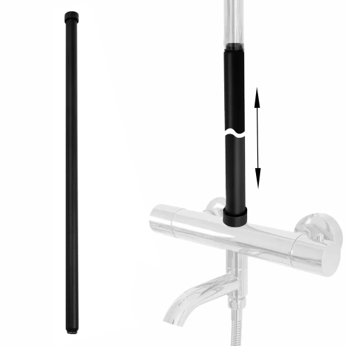 Удлинитель для душевой стойки Rea black matt K6650