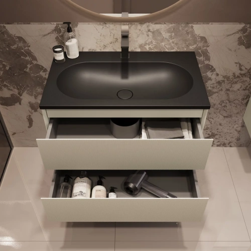 Тумба подвесная Vincea Welle 800 M.Beige Soft-touch VMC-2WL800MBG