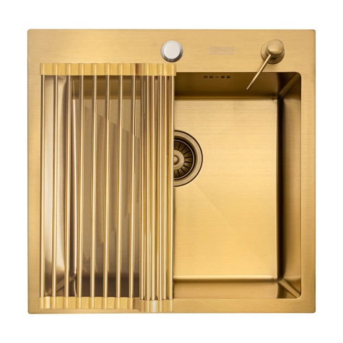 Комплект Arfeka Eco AR мойка 500*500, роллер-мат, дозатор gold