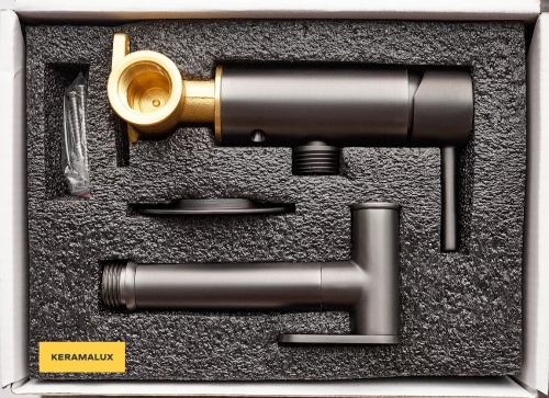 Гигиенический душ CeramaLux KRS/008 вороненая сталь