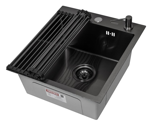 Комплект Arfeka Eco AR мойка 450*500, роллер-мат, дозатор black