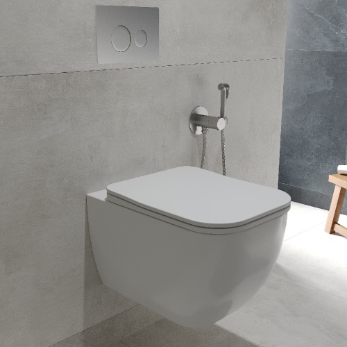 Комплект Oliveeka инсталляция OL-MQ-003 с унитазом OL-1216 и кнопкой OL-R22-BN