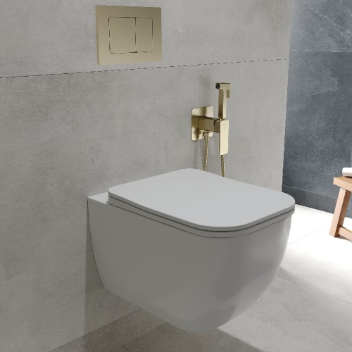 Комплект Oliveeka инсталляция OL-MQ-003 с унитазом OL-1216 и кнопкой OL-E12-BG