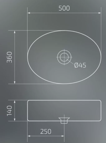 Умывальник Gid N9012