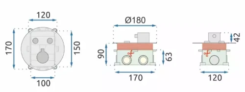 Душевая система Rea Lungo miler white P6614 Душевая система Rea Lungo miler white P6614