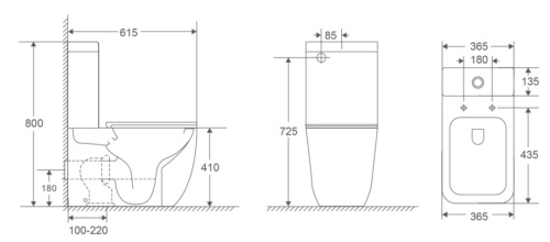 Унитаз напольный Vincea Tornado Bien VT2-51T