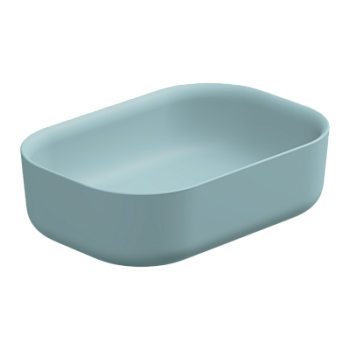 Раковина накладная 60x42 см GSG Ceramic Design Hit! HILAVRE60037, Ice Matt