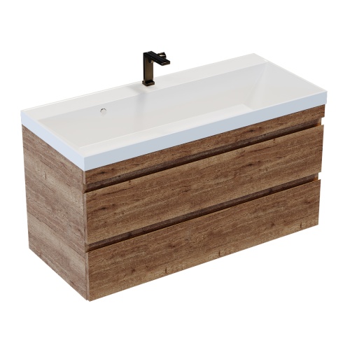 Тумба подвесная Vela Каскад Премиум 90П под Classica (дуб галифакс табак) TU619015