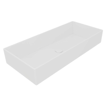 Раковина накладная 80х35,5 см GSG Ceramic Design Box BXLA80000, белый глянцевый