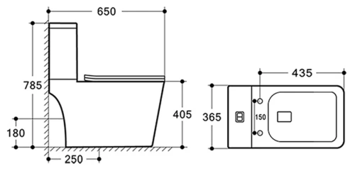 Унитаз напольный Vincea Hope VT2-201
