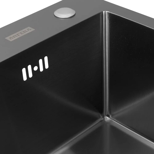 Мойка кухонная Arfeka Eco AR 700*500 black PVD NANO