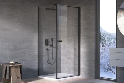 Душевая стенка Kolpa-San Polaris/Andromeda W 80 black transparent 515840