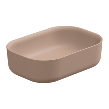 Раковина накладная 60x42 см GSG Ceramic Design Hit! HILAVRE60032, Cipria Matt