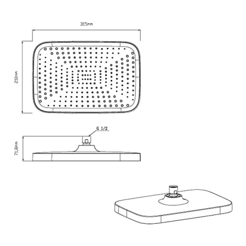 Душевая система Vincea VSFW-432T1CH Душевая система Vincea VSFW-432T1CH