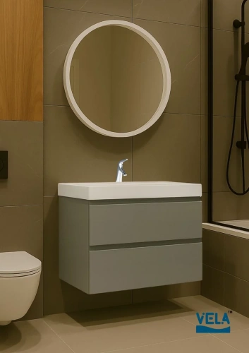 Тумба подвесная Vela Мира 60П под Classica (серый мат) TU3825