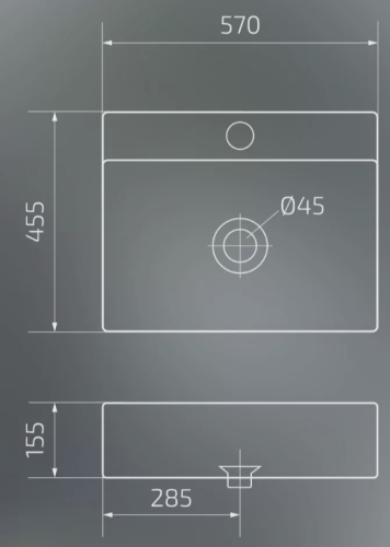 Умывальник Gid N9157