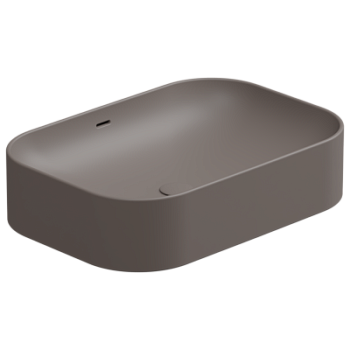Раковина накладная 60x42 см GSG Ceramic Design Easy EALAVTP60029, Tortora Matt