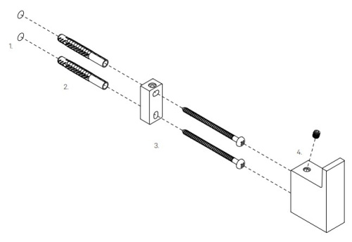 Крючок Decor Walther Contract 0650360