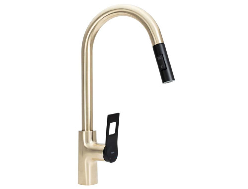 Смеситель для мойки Rea Soul Gold matt Black B6205