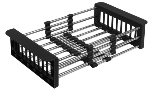 Комплект Arfeka Eco AR мойка 600*500, коландер, дозатор black