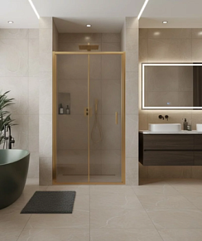 Душевая дверь CeramaLux CL307MG-1314 Matt Gold