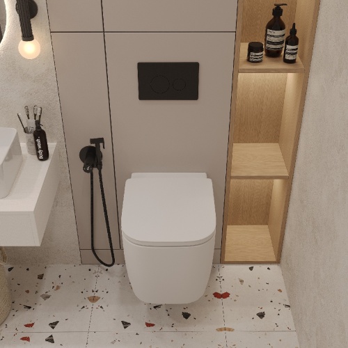 Комплект Oliveeka инсталляция OL-MQ-003 с унитазом OL-G1 и кнопкой OL-R22-MB