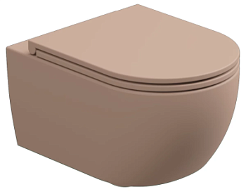 Унитаз подвесной GSG Ceramic Design Like LKWCSOECBI000/032, White/Cipria Matt