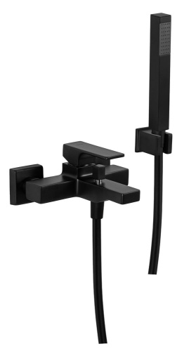 Смеситель для ванны Remer Absolute AU02NO, черный матовый