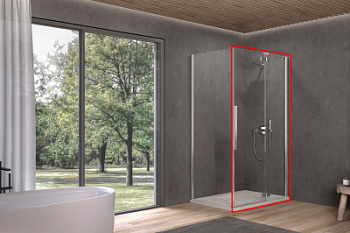 Душевая дверь Kolpa-San Polaris D 120-R silver brill transparent 515680