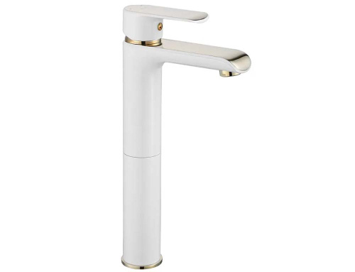 Смеситель для умывальника Rea Bloom White Gold B9931