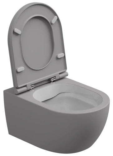 Унитаз подвесной GSG Ceramic Design Like LKWCSOBI000/038, Fumo Matt