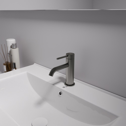 Гигиенический душ с термостатом со смесителем Oliveeka OL-829909+88139017-BGM, мат.оружейный металл