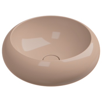 Раковина накладная 42 см GSG Ceramic Design Petra PELAV42039, Rosa Glossy